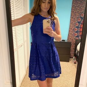 Francesca’s royal blue formal dress